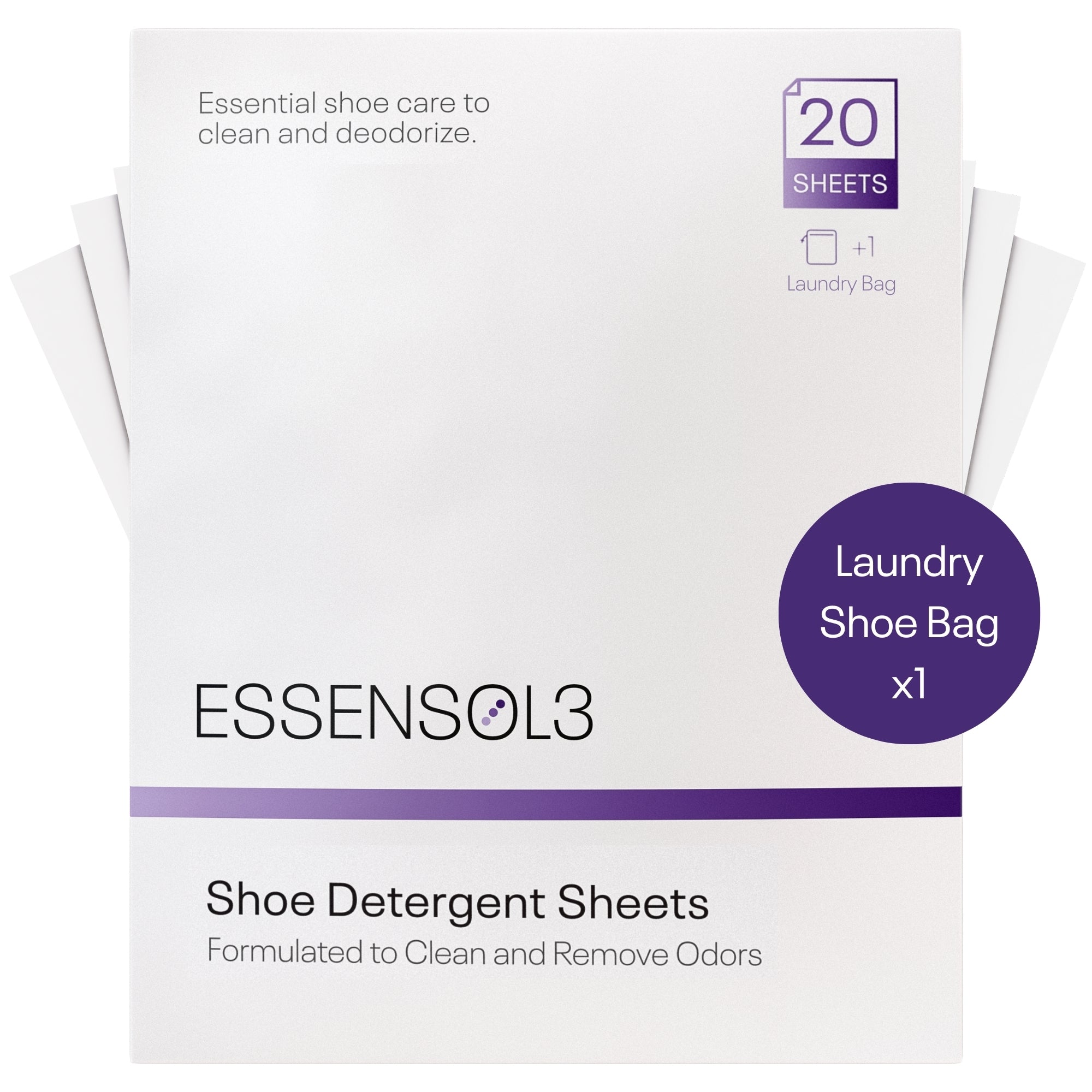 Shoe Laundry Detergent Sheets